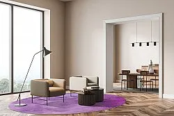 Kerek szőnyeg - Guillos (lila)