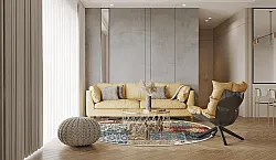 Kerek szőnyeg - Linosa (többszínű)