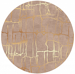 Kerek szőnyeg - Lorenzo (barna/arany)