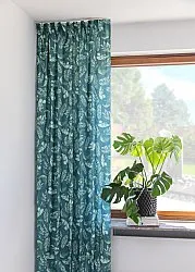 Függönyök - Pamutfüggöny Lowe (zöld)