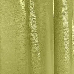 Függöny 2 db-os csomag - Len keverék függöny Lumira (zöld)