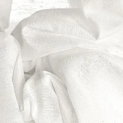 Függöny 2 db-os csomag - Len keverék függöny Lumira (fehér)