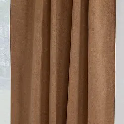 Függönyök - Sötétítő függöny Flora (barna)