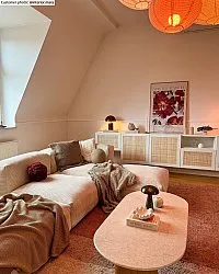 Shaggy szőnyeg - Mareto Natural Cotton Shaggy (barna)