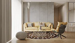 Kerek szőnyeg - Marineo (barna)