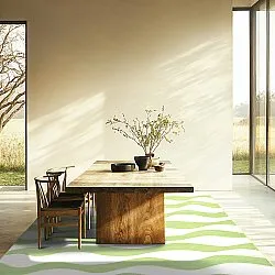 Wilton szőnyeg - Marsala (zöld/fehér)