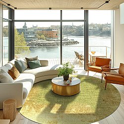 Kerek szőnyeg - Albaida (zöld)