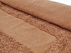 Kerek szőnyeg - Alexa Natural Cotton Shaggy (terrakotta)