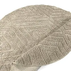 Kerek szőnyeg - Amberley Natural Cotton Shaggy (bézs)