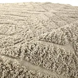 Kerek szőnyeg - Amberley Natural Cotton Shaggy (bézs)