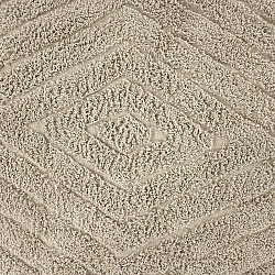 Kerek szőnyeg - Amberley Natural Cotton Shaggy (bézs)