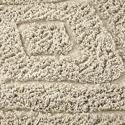 Kerek szőnyeg - Amberley Natural Cotton Shaggy (bézs)