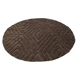 Kerek szőnyeg - Amberley Natural Cotton Shaggy (barna)