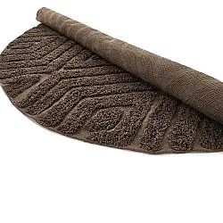 Kerek szőnyeg - Amberley Natural Cotton Shaggy (barna)