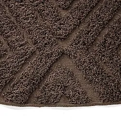 Kerek szőnyeg - Amberley Natural Cotton Shaggy (barna)