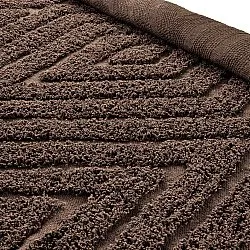 Kerek szőnyeg - Amberley Natural Cotton Shaggy (barna)