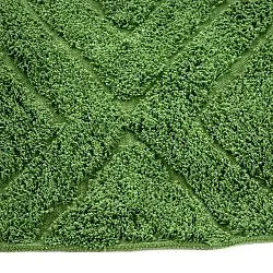 Kerek szőnyeg - Amberley Natural Cotton Shaggy (zöld)