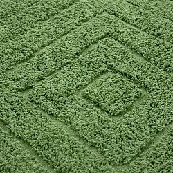Kerek szőnyeg - Amberley Natural Cotton Shaggy (zöld)