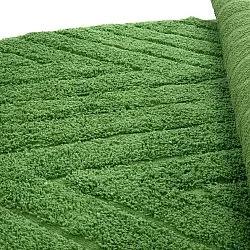 Kerek szőnyeg - Amberley Natural Cotton Shaggy (zöld)