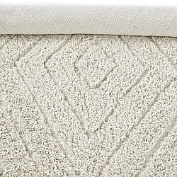 Shaggy szőnyeg - Amberley Natural Cotton Shaggy (piszkosfehér)