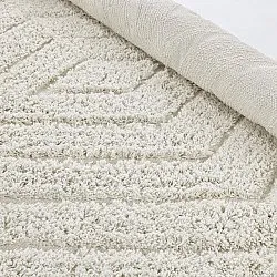 Kerek szőnyeg - Amberley Natural Cotton Shaggy (piszkosfehér)