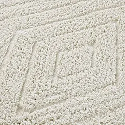 Kerek szőnyeg - Amberley Natural Cotton Shaggy (piszkosfehér)