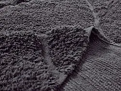 Shaggy szőnyeg - Andrea Natural Cotton Shaggy (fekete)