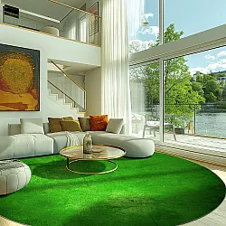 Kerek szőnyeg - Anzio (zöld)