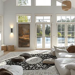 Wilton szőnyeg - Arabella (fekete)