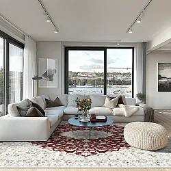 Wilton szőnyeg - Arabella (borvörös)