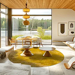 Kerek szőnyeg - Arbus (arany)