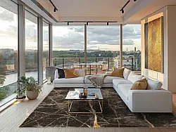 Wilton szőnyeg - Aris (fekete/arany)