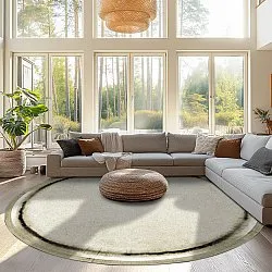 Kerek szőnyeg - Arriate (bezs/szürke)