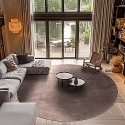 Kerek szőnyeg - Artena (szürke/barna)