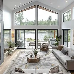 Wilton szőnyeg - Attika (szürke/fehér/arany)