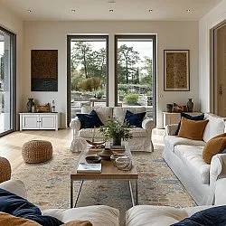 Wilton szőnyeg - Autoire (bezs)