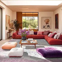 Wilton szőnyeg - Badem (rózsaszín/többszínű)