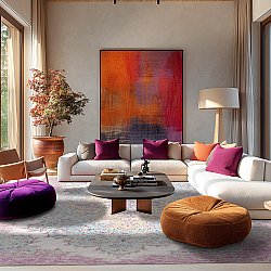 Wilton szőnyeg - Badem (rózsaszín/többszínű)