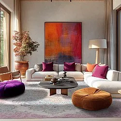 Wilton szőnyeg - Badem (rózsaszín/többszínű)