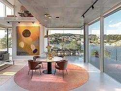 Kerek szőnyeg - Baden (rózsaszín)