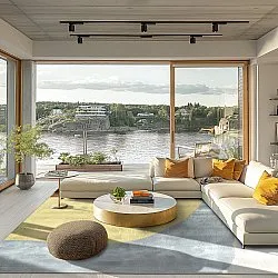 Wilton szőnyeg - Barcelona (sárga)