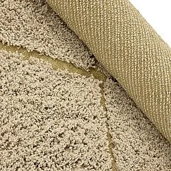 Kerek szőnyeg - Bellevue Natural Cotton Shaggy (bézs/barna)