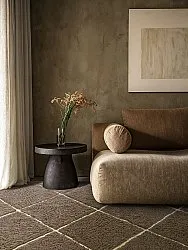 Shaggy szőnyeg - Bellevue Natural Cotton Shaggy (barna/sárga)