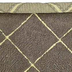 Shaggy szőnyeg - Bellevue Natural Cotton Shaggy (barna/sárga)