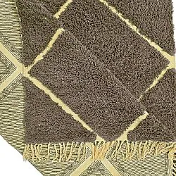 Shaggy szőnyeg - Bellevue Natural Cotton Shaggy (barna/sárga)