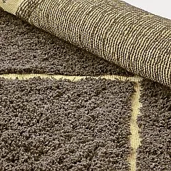 Shaggy szőnyeg - Bellevue Natural Cotton Shaggy (barna/sárga)