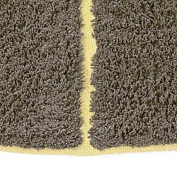 Kerek szőnyeg - Bellevue Natural Cotton Shaggy (barna/sárga)