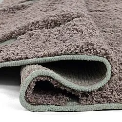 Kerek szőnyeg - Bellevue Natural Cotton Shaggy (szürkés/zöld)