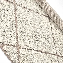 Kerek szőnyeg - Bellevue Natural Cotton Shaggy (törtfehér/bézs)