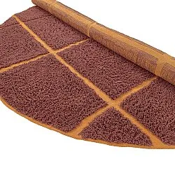 Kerek szőnyeg - Bellevue Natural Cotton Shaggy (piros/narancs)